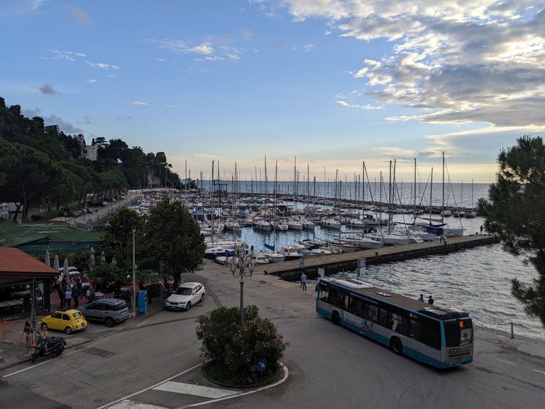 Blick auf den Golf von Triest